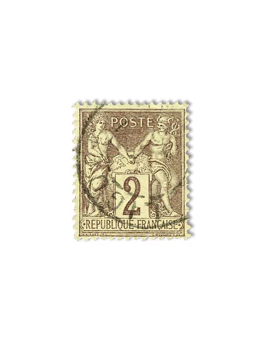 n° 83, 85/95 obl. (Qualité : B) - Type Sage