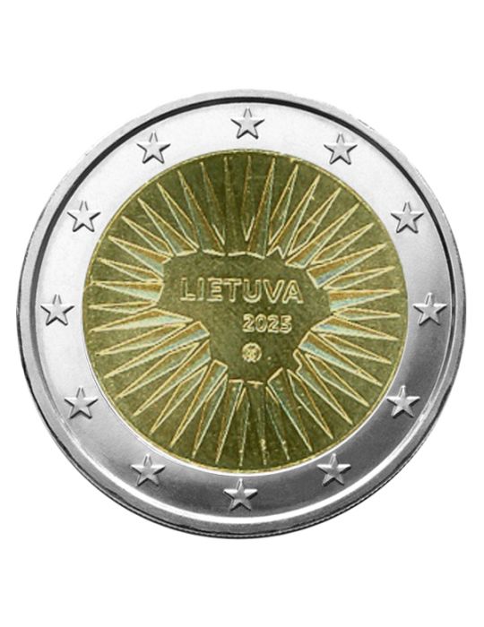 2 EURO COMMEMORATIVE 2025 : LITUANIE (Défense Nationale)