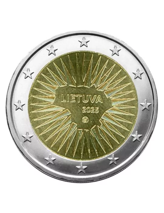 2 EURO COMMEMORATIVE 2025 : LITUANIE (Défense Nationale)