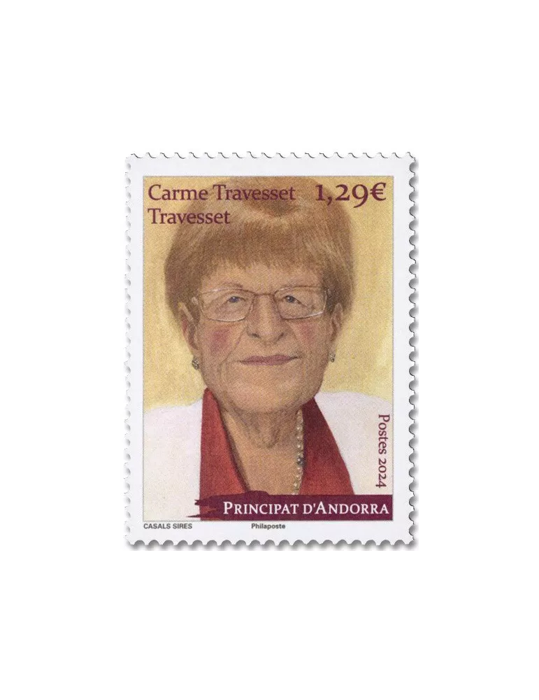 n° 910- Timbre ANDORRE Poste