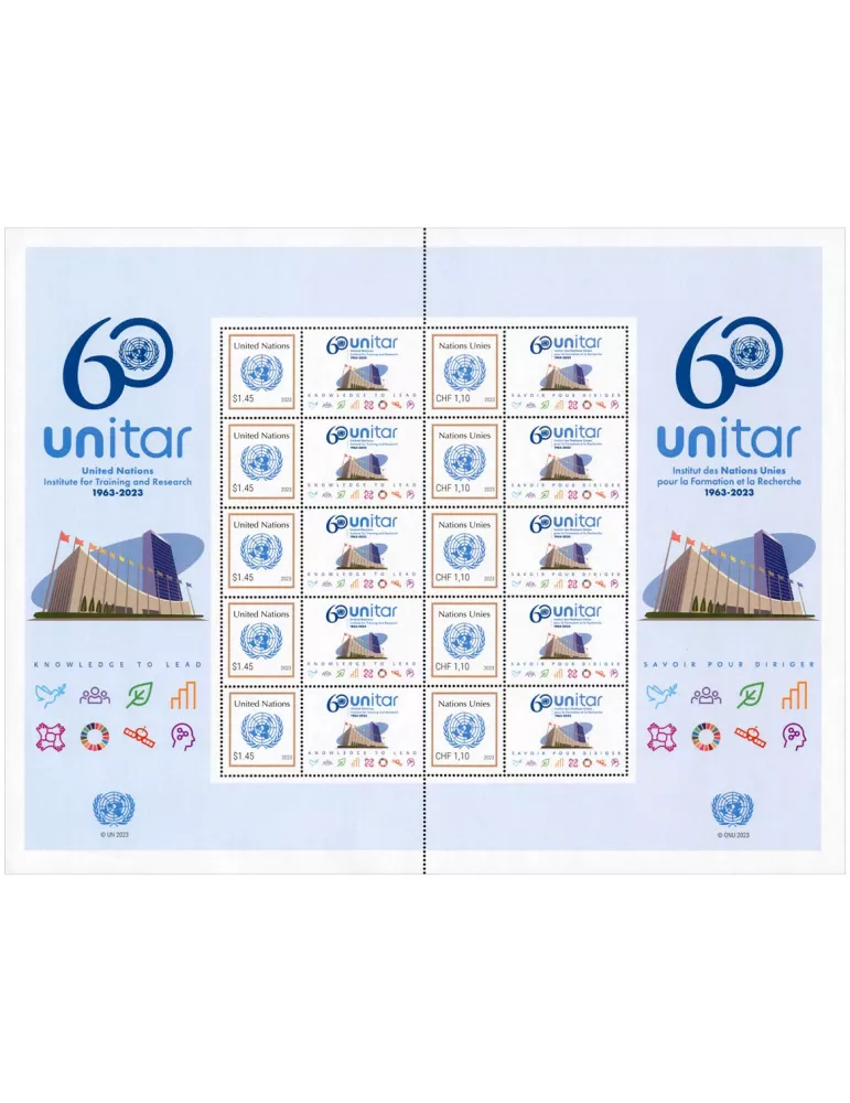 n° F1821A - Timbre ONU NEW YORK Poste