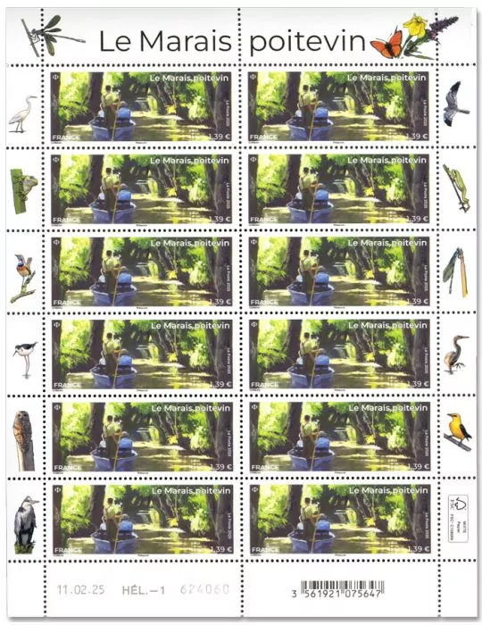 n° F176 - Timbre France Feuillets de France (n° 5868)