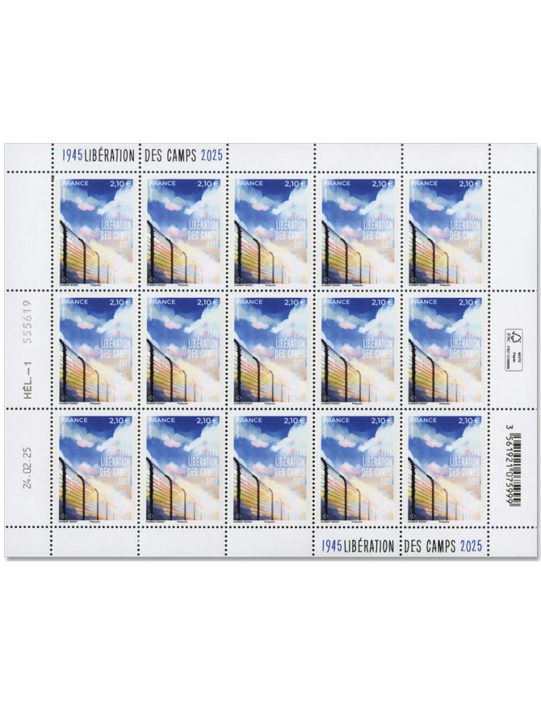 n° F179 - Timbre France Feuillets de France (n° 5871)