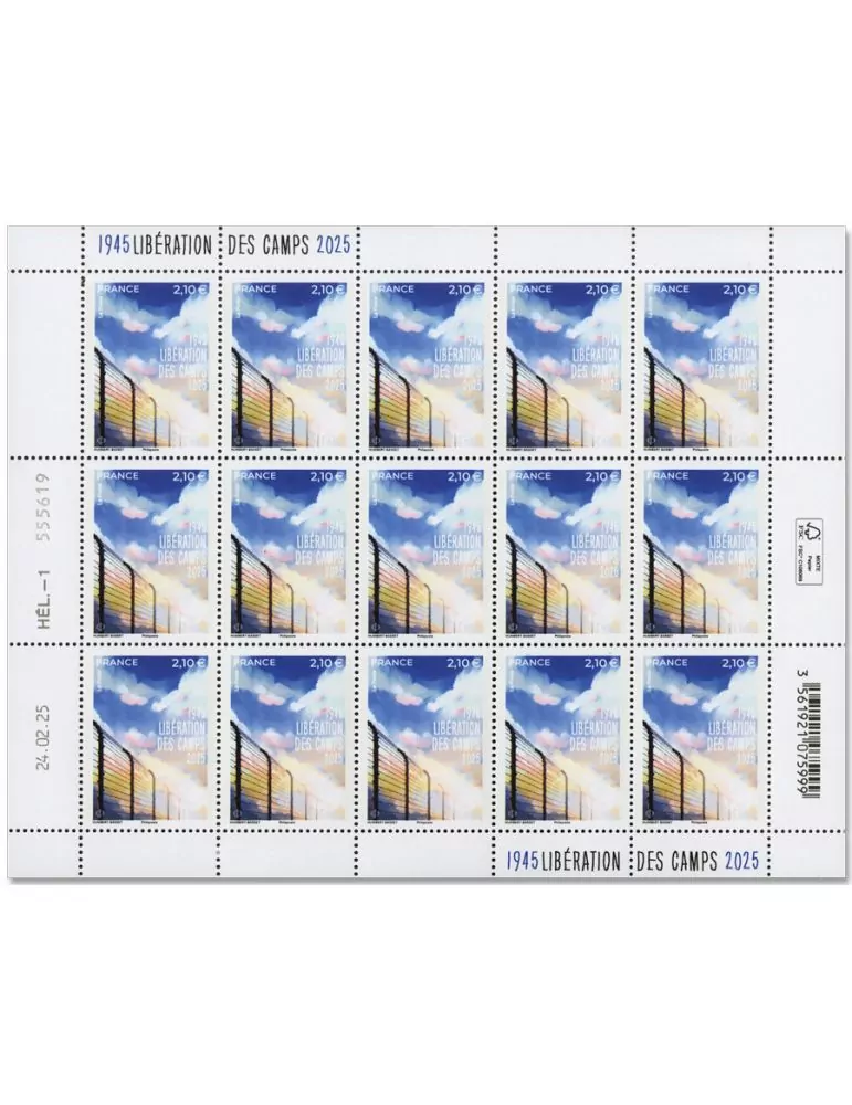 n° F179 - Timbre France Feuillets de France (n° 5871)