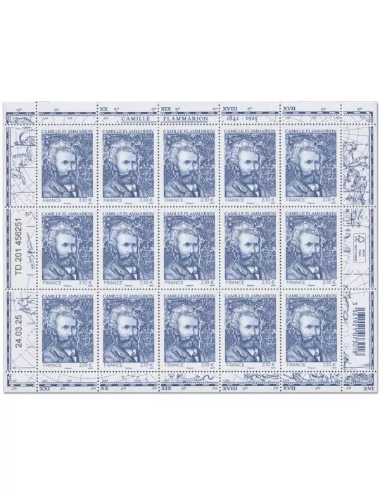 n° F187 - Timbre France Feuillets de France (n° 5881)