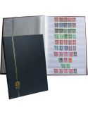 PERFECTA : Classeur fixe pour timbres (Grand modèle-Pages Blanches-48p)