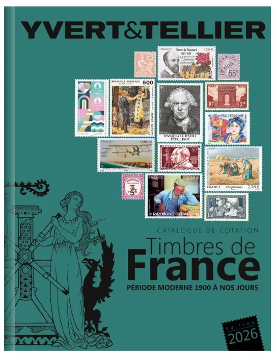 TOME 1 - 2026 (Catalogue des Timbres de France- 2 volumes : Période Classique et Moderne)