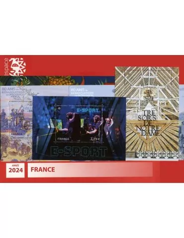 n° 5742/F5828 - Timbre France Année complète (2024) 2