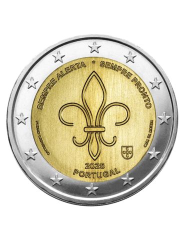 2 EURO COMMEMORATIVE 2025 : PORTUGAL (Scoutisme international)