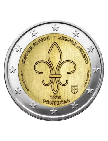 2 EURO COMMEMORATIVE 2025 : PORTUGAL (Scoutisme international)