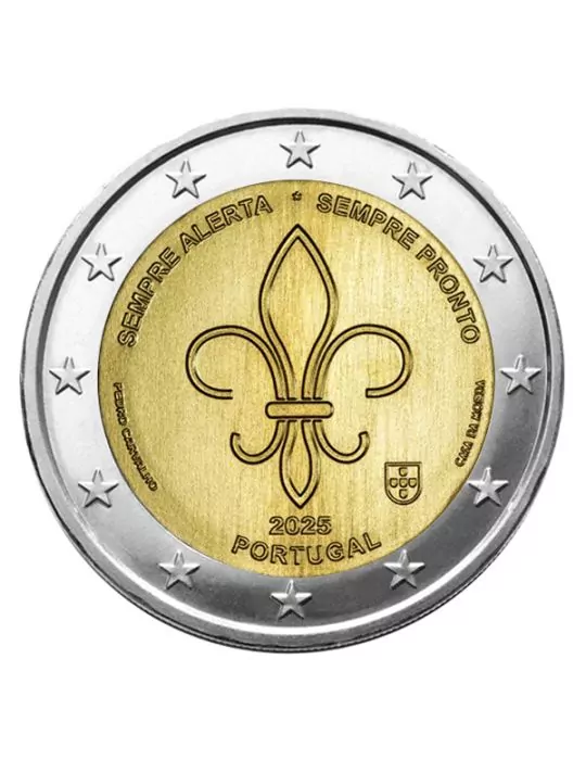 2 EURO COMMEMORATIVE 2025 : PORTUGAL (Scoutisme international)