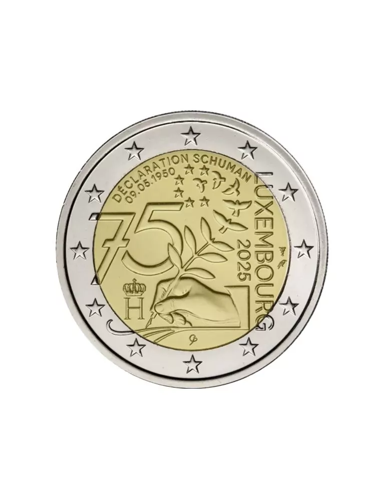 2 EURO COMMEMORATIVE 2025 : LUXEMBOURG (75)