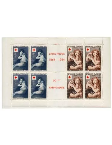 n° 2003 - Timbre FRANCE Carnets Croix-Rouge (1954) 2