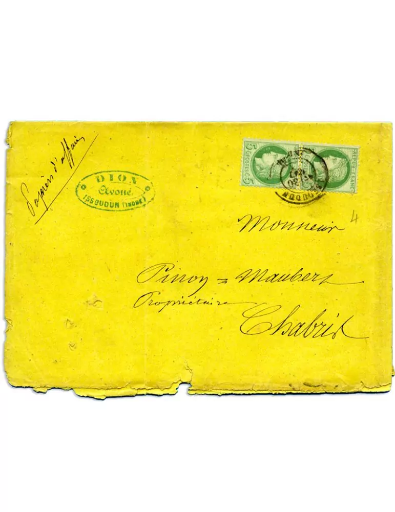 France : 2 papiers d'affaires