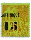 n° 5 - Timbre MARTINIQUE Poste