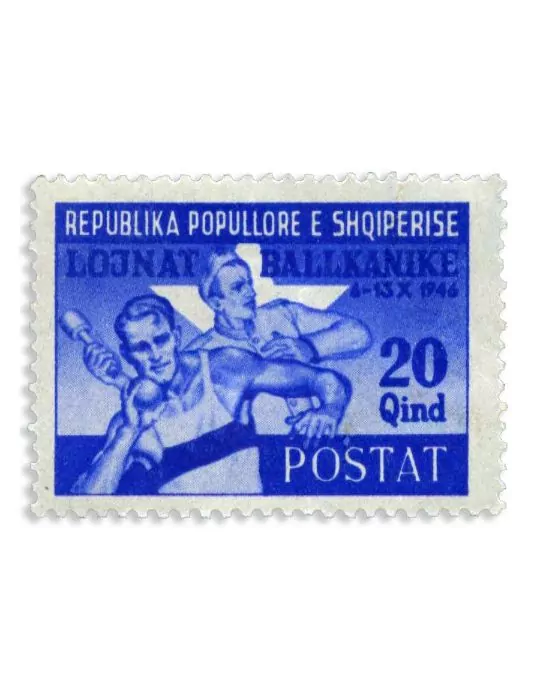 n° 347/353/ - Timbre ALBANIE Poste