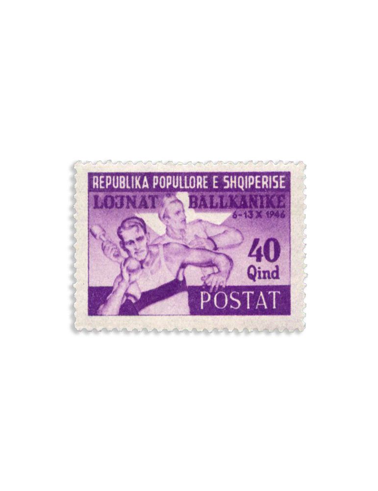 n° 347/353/ - Timbre ALBANIE Poste