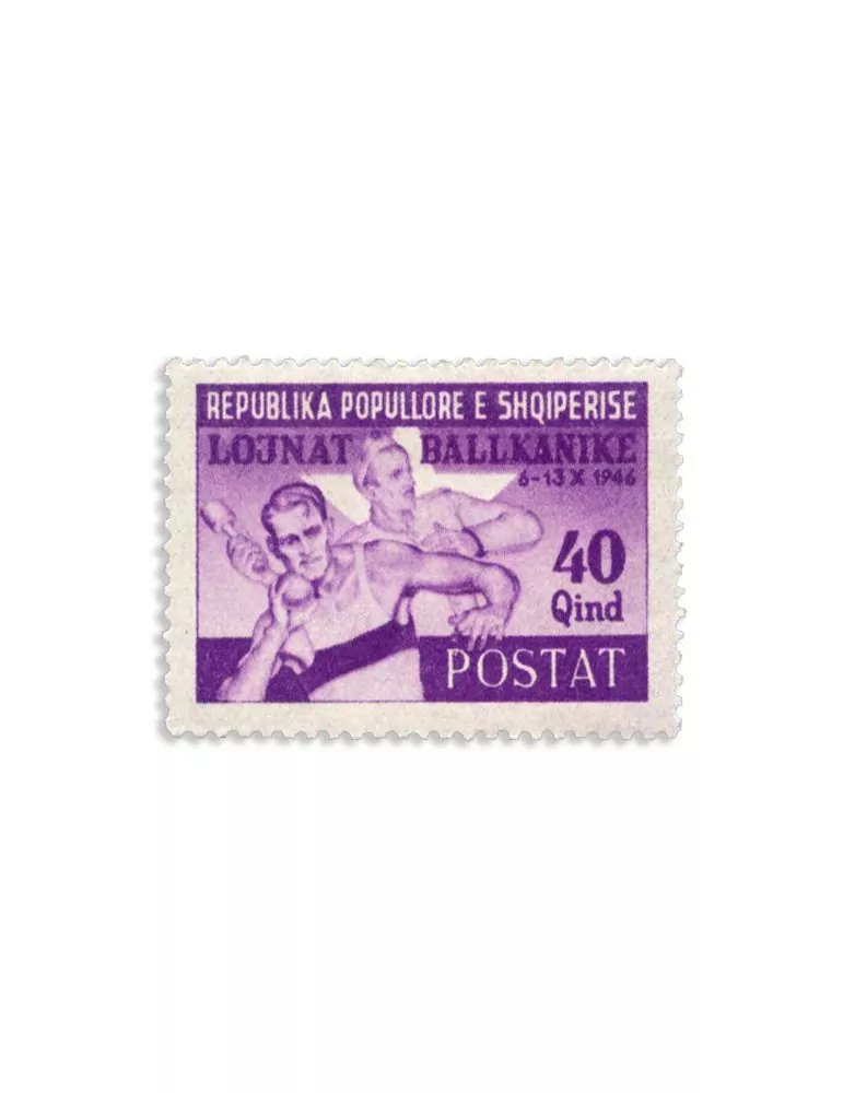 n° 347/353/ - Timbre ALBANIE Poste