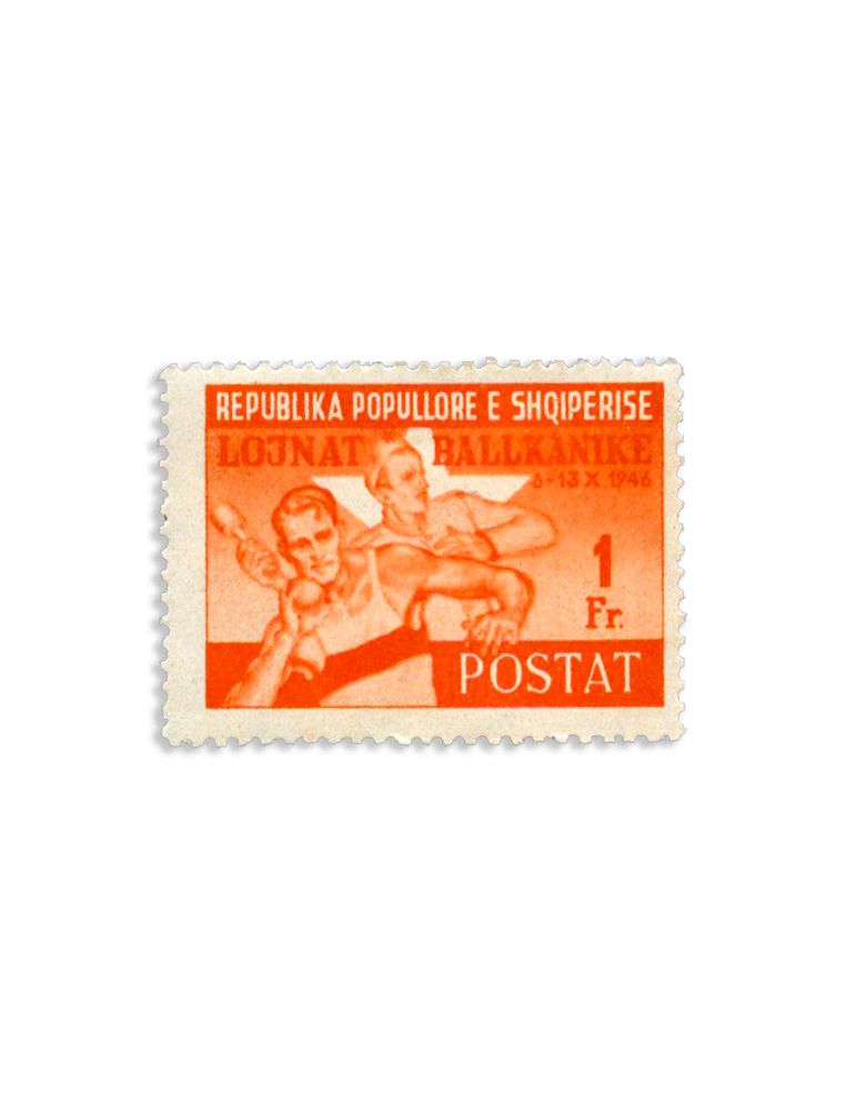 n° 347/353/ - Timbre ALBANIE Poste