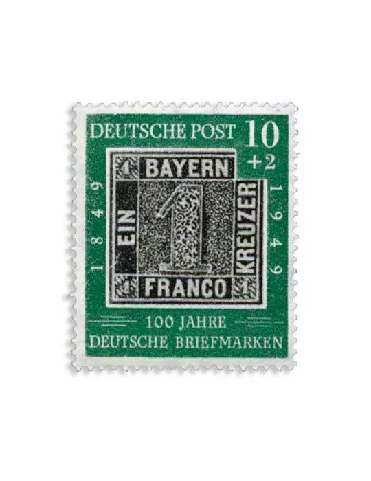 n° 2A/2C - Timbre ALLEMAGNE FEDERALE Poste
