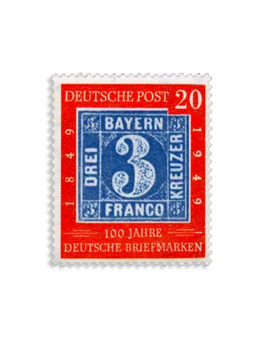 n° 2A/2C - Timbre ALLEMAGNE FEDERALE Poste