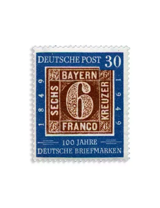 n° 2A/2C - Timbre ALLEMAGNE FEDERALE Poste