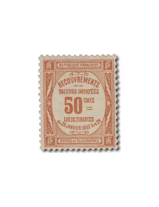 n° 47 - Timbre FRANCE Taxe