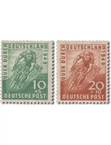 n° 74/75 - Timbre ALLEMAGNE BIZONE Poste