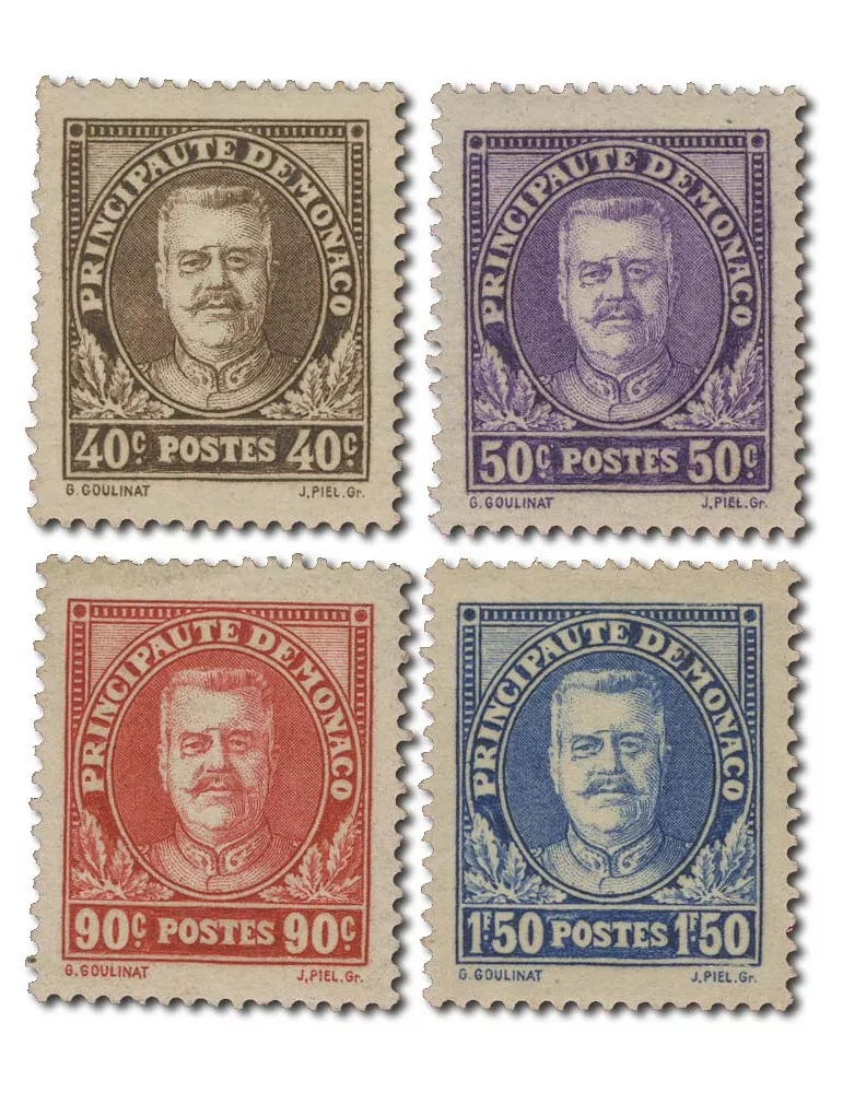 n° 115/118* - Timbre MONACO Poste
