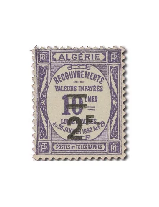 Taxe n° 24** - Timbre ALGERIE Taxe