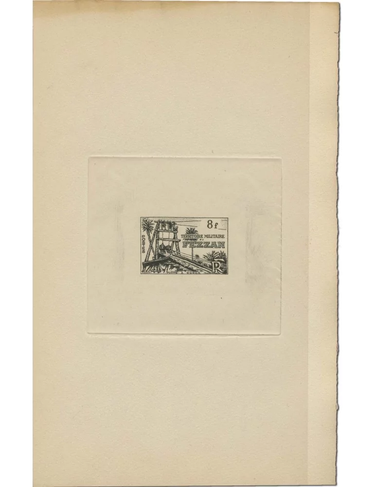 n° 47 - Timbre FEZZAN Poste