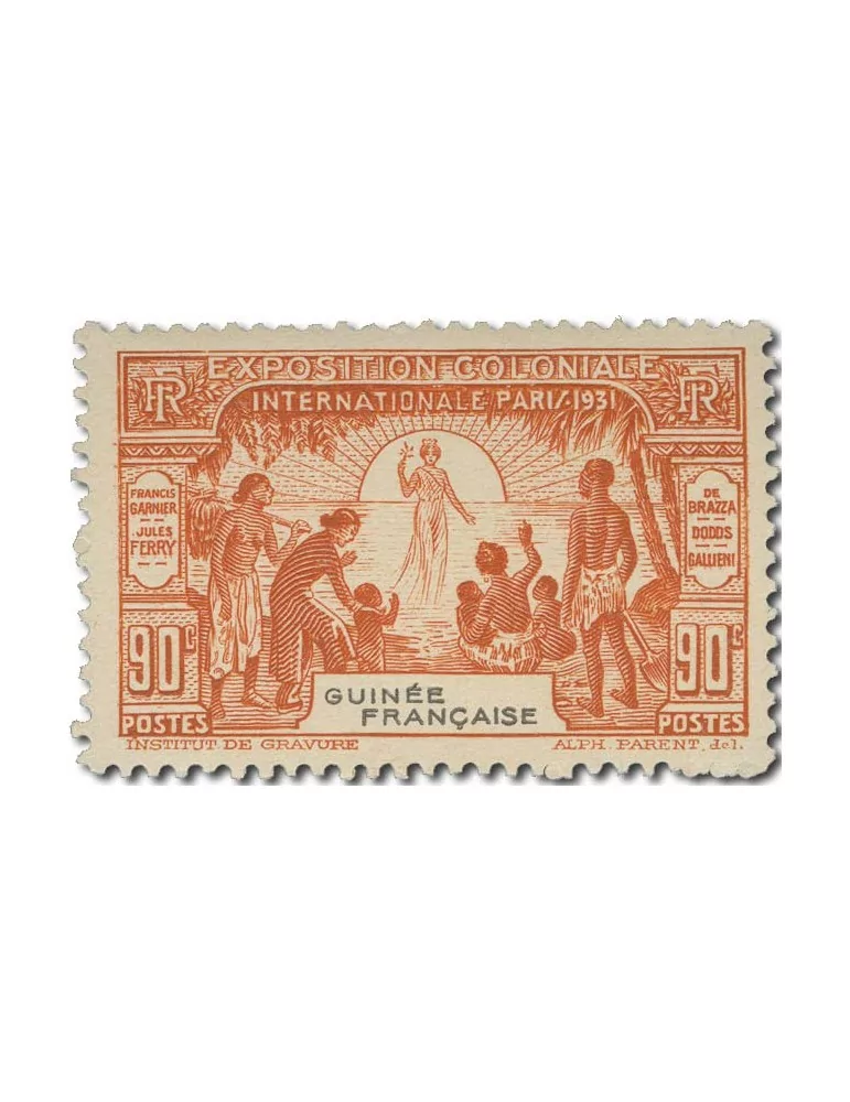 n° 115/118** - Timbre GUINEE Poste