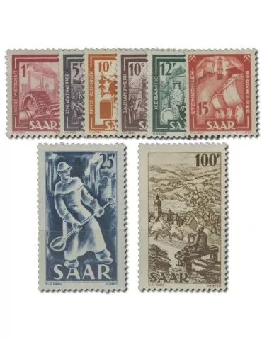 n° 255/262* - Timbre SARRE Poste