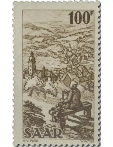 n° 255/262* - Timbre SARRE Poste 2