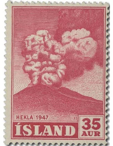 n° 208/214* - Timbre ISLANDE Poste 2