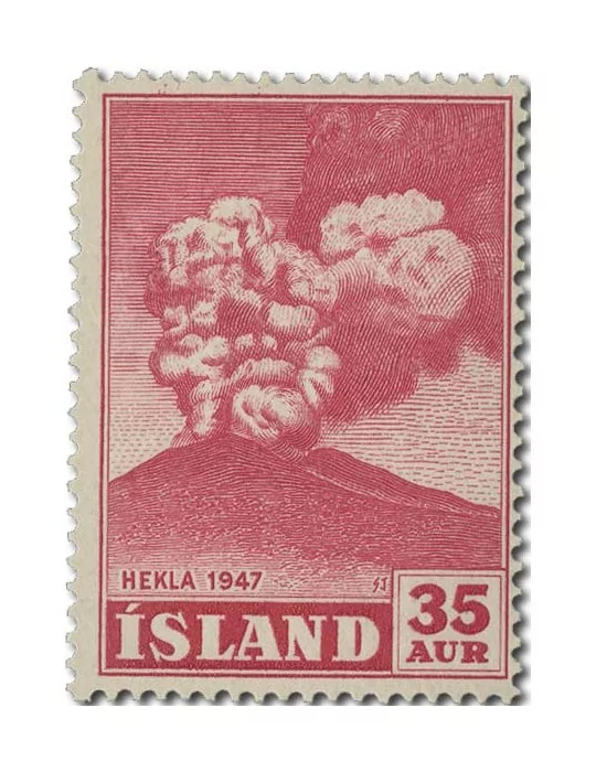 n° 208/214* - Timbre ISLANDE Poste
