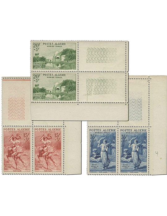n° 346/348** - Timbre ALGERIE Poste