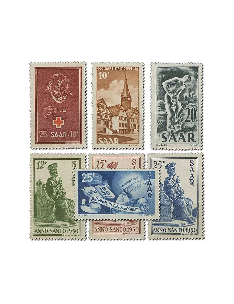 n° 271/277** - Timbre SARRE Poste