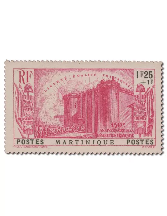n° 170/174* - Timbre MARTINIQUE Poste