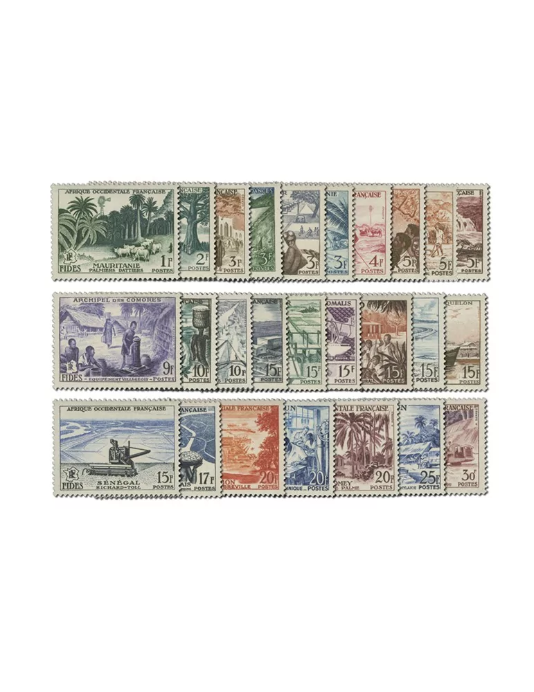 COLONIES : Grandes Series Coloniales (Série FIDES 1956)