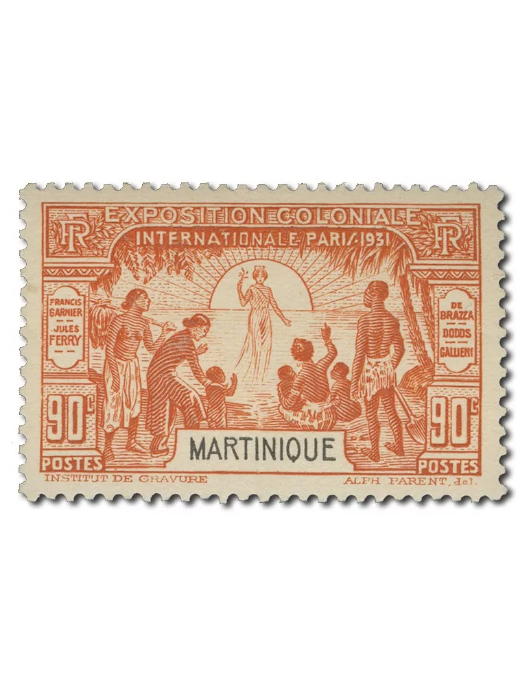 n° 129/132* - Timbre MARTINIQUE Poste
