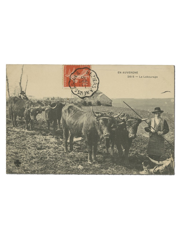 4 CPA - Timbre FRANCE Cpa