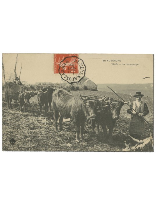 4 CPA - Timbre FRANCE Cpa