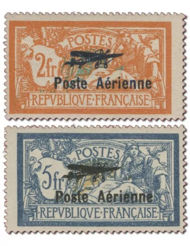 n° 1/2* - Timbre FRANCE Poste Aerienne