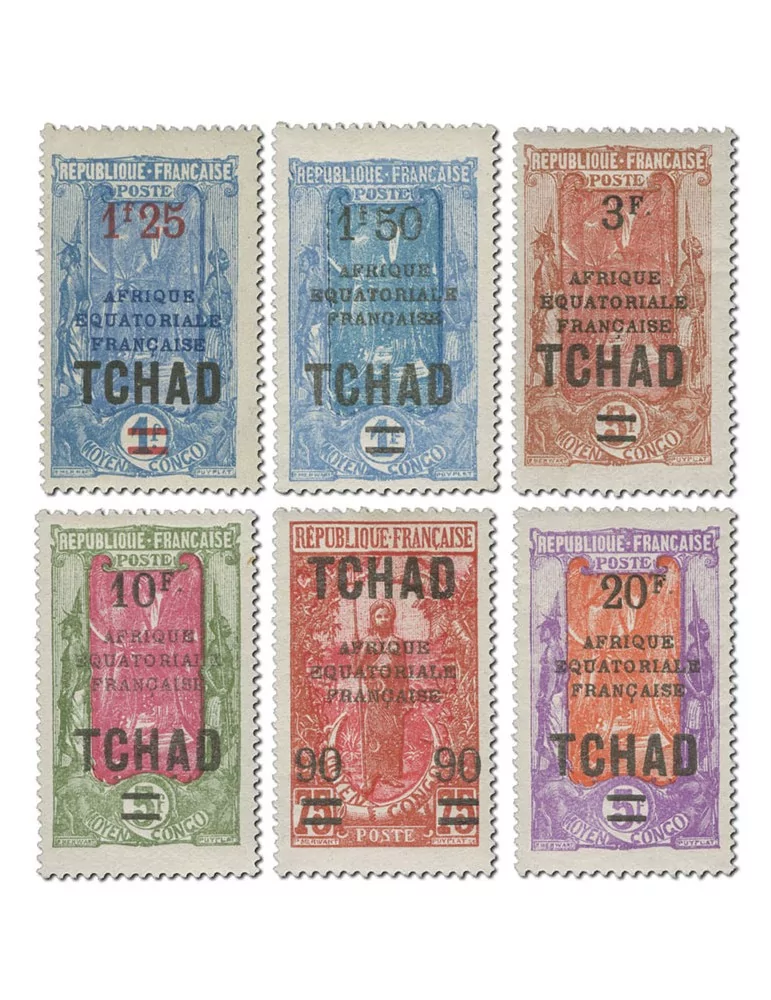 n° 47/56* - Timbre TCHAD Poste