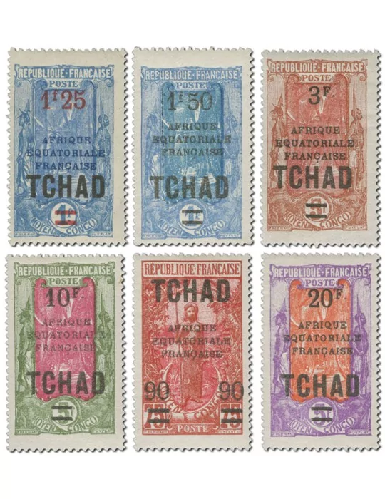 n° 47/56* - Timbre TCHAD Poste