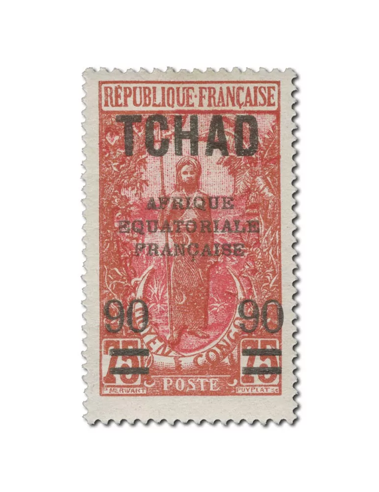 n° 47/56* - Timbre TCHAD Poste