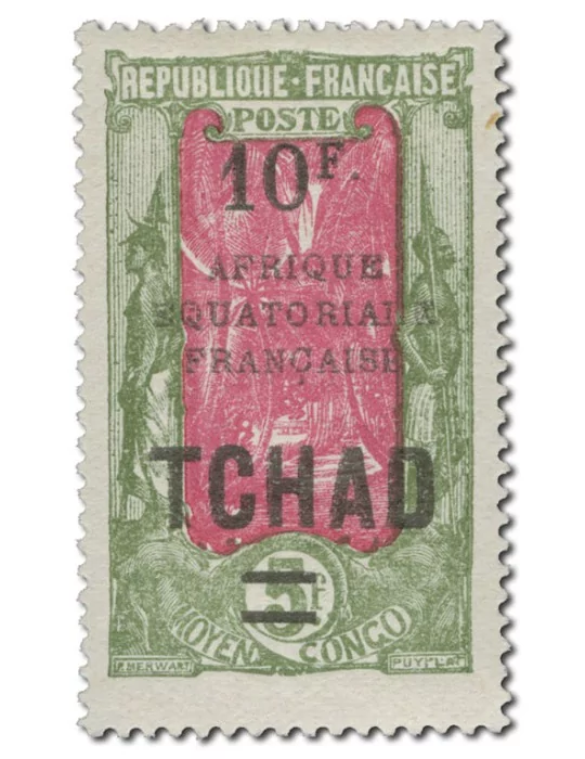 n° 47/56* - Timbre TCHAD Poste
