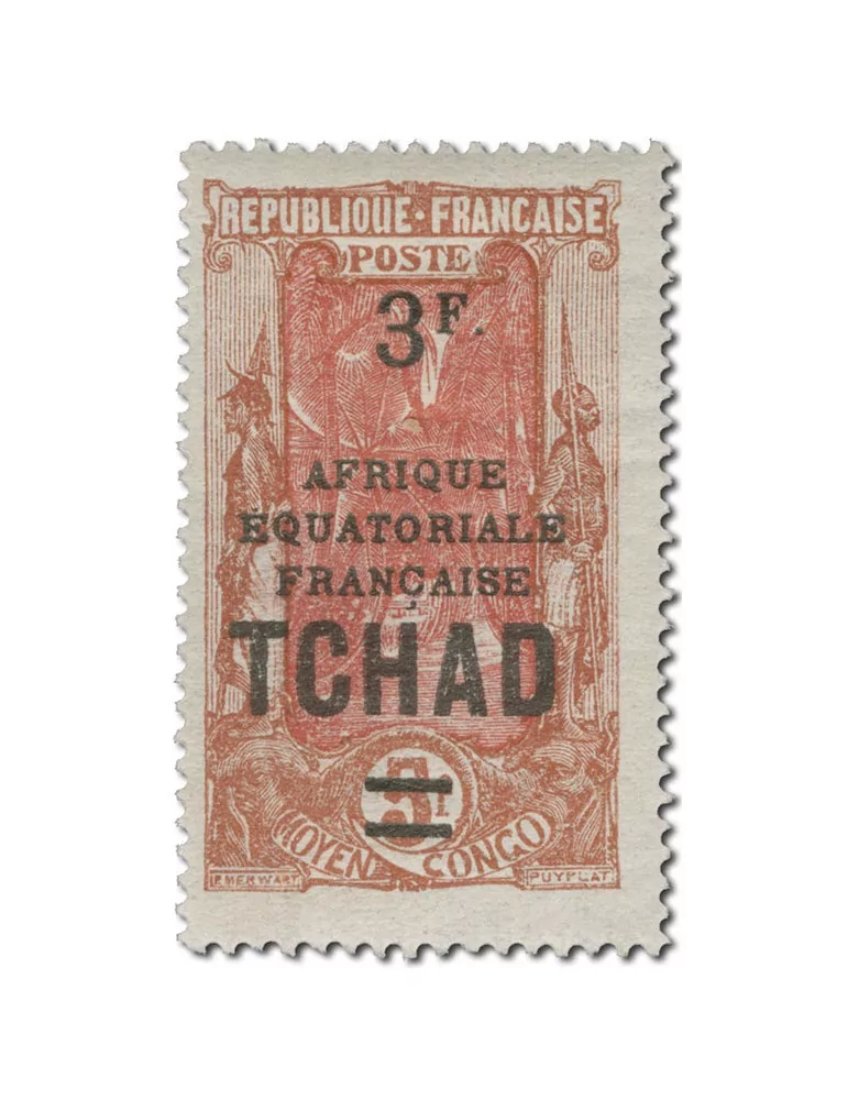 n° 47/56* - Timbre TCHAD Poste
