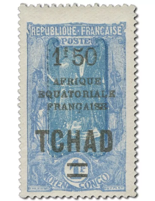 n° 47/56* - Timbre TCHAD Poste